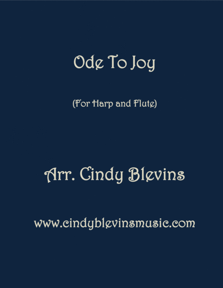 Free Sheet Music Ode To Joy Arranged For Harp And Flute