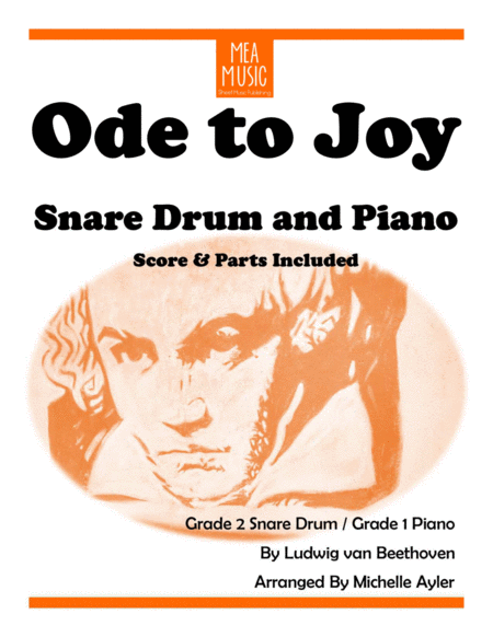 Ode To Joy Snare Drum Sheet Music