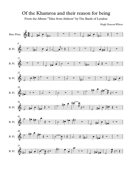 Free Sheet Music Of The Khamroa And Their Reason For Being
