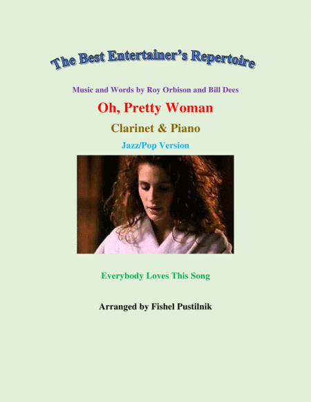 Oh Pretty Woman For Clarinet And Piano Jazz Pop Version Sheet Music