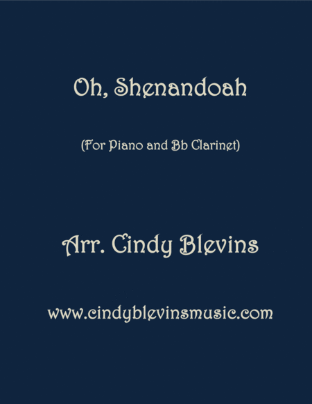 Oh Shenandoah Arranged For Piano And Clarinet Sheet Music