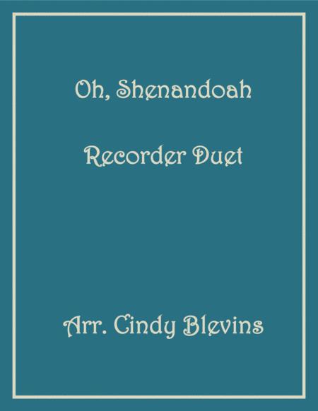 Oh Shenandoah Recorder Duet Sheet Music