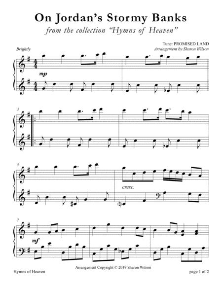 On Jordan Stormy Banks Large Print Piano Solo Sheet Music