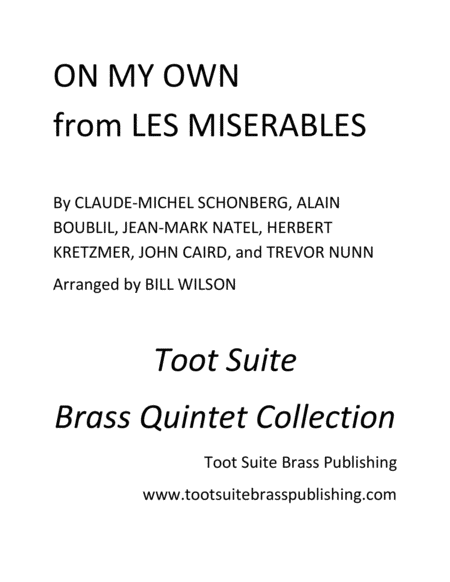 On My Own Sheet Music