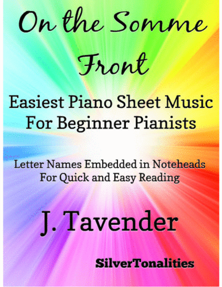 On The Somme Front Easiest Piano Sheet Music For Beginner Pianists Sheet Music