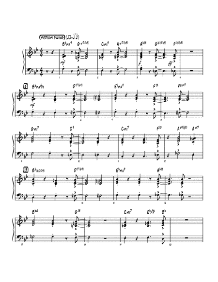 On The Sunny Side Of The Street Arr John Berry Piano Sheet Music