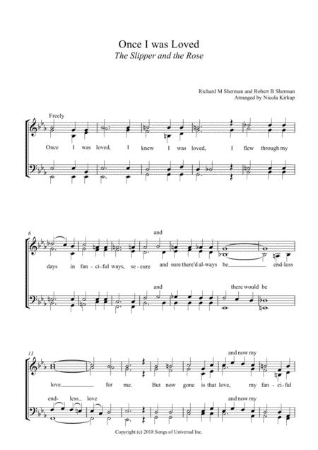 Once I Was Loved Sheet Music