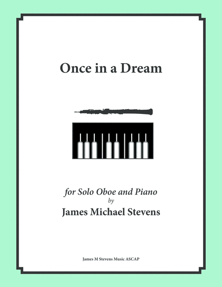 Free Sheet Music Once In A Dream Oboe Piano
