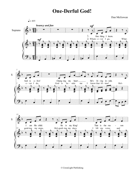 One Derful God Sheet Music