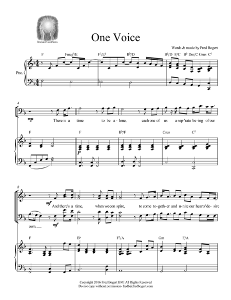 One Voice Sheet Music