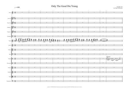 Only The Good Die Young Vocal With Studio Band 5 Horns Rhythm Section And Strings Key Of C 2 Minute Tv Edit Sheet Music