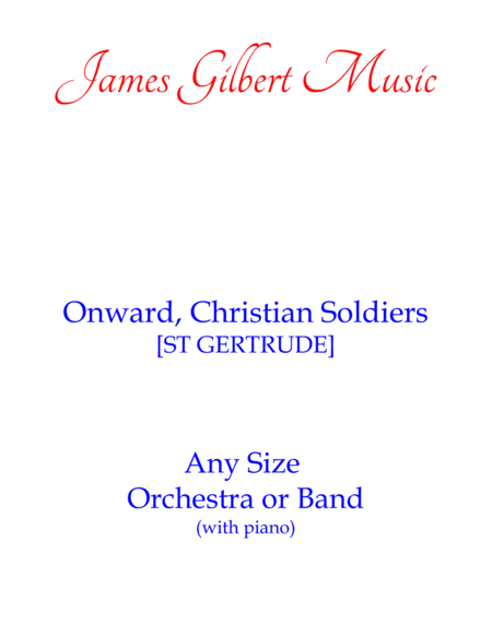 Free Sheet Music Onward Christian Soldiers Any Size Orchestra Series