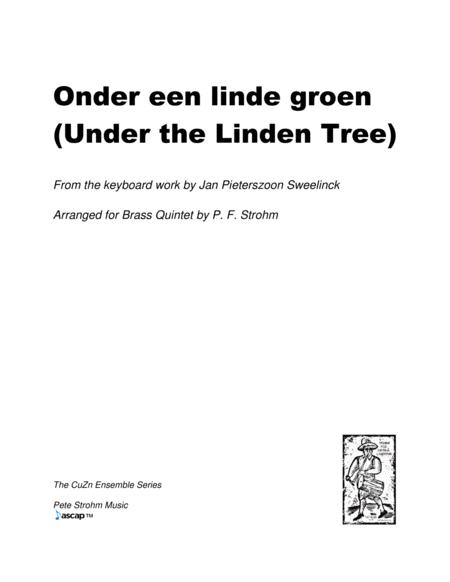 Oonder Een Linde Groen Under The Linden Tree Sheet Music