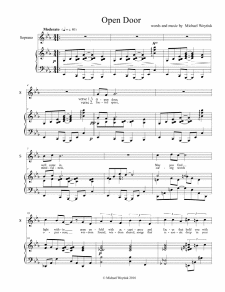 Open Door Sheet Music