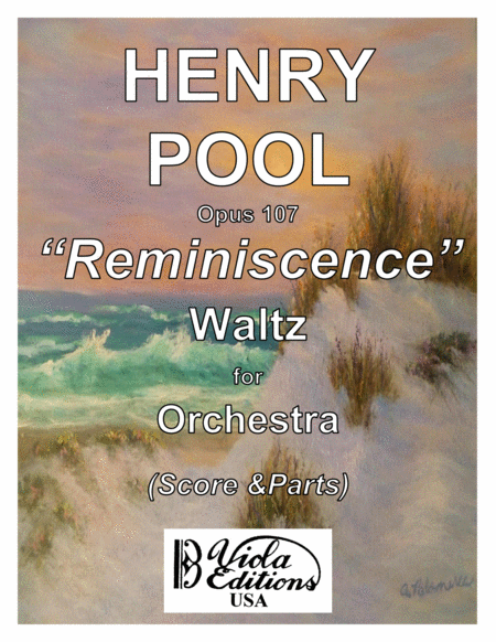 Free Sheet Music Opus 107 Reminiscence Waltz For Orchestra Score Parts