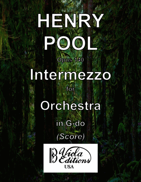 Free Sheet Music Opus 140 Intermezzo For Orchestra In G Do Score