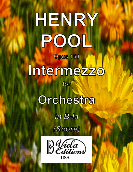 Free Sheet Music Opus 150 Intermezzo For Orchestra In B La Score
