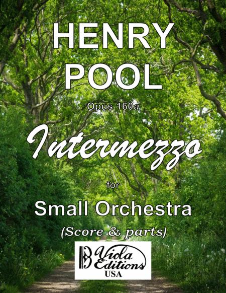 Free Sheet Music Opus 160a Intermezzo For Small Orchestra In A La Score Parts