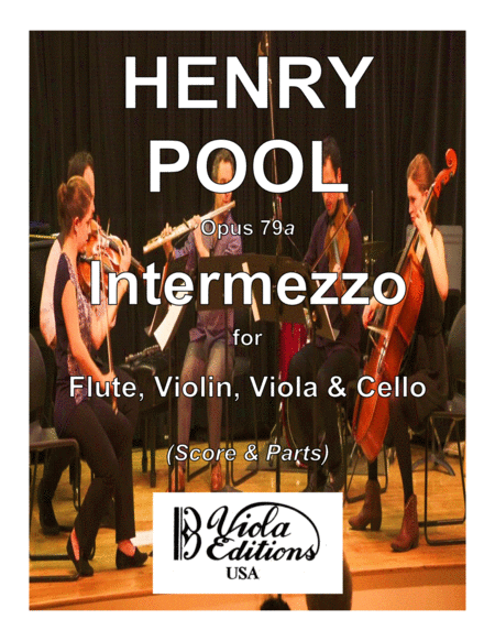 Free Sheet Music Opus 79a Intermezzo For Flute Violin Viola Cell Score Parts