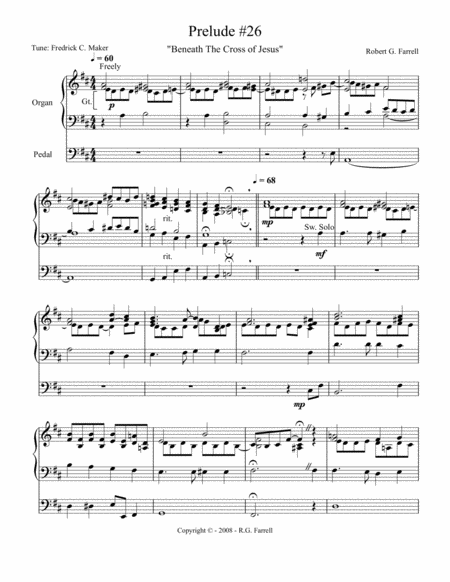 Organ Prelude 26 Sheet Music