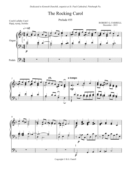 Organ Prelude 55 Sheet Music