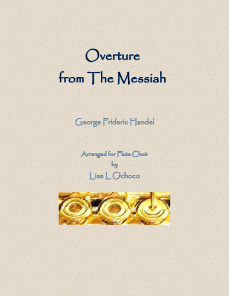 Overture From The Messiah For Flute Choir Sheet Music