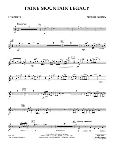 Paine Mountain Legacy Bb Trumpet 1 Sheet Music