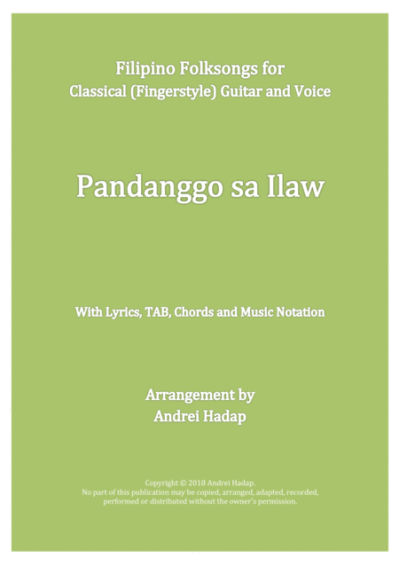 Pandanggo Sa Ilaw Fingerstyle Guitar With Tab Sheet Music