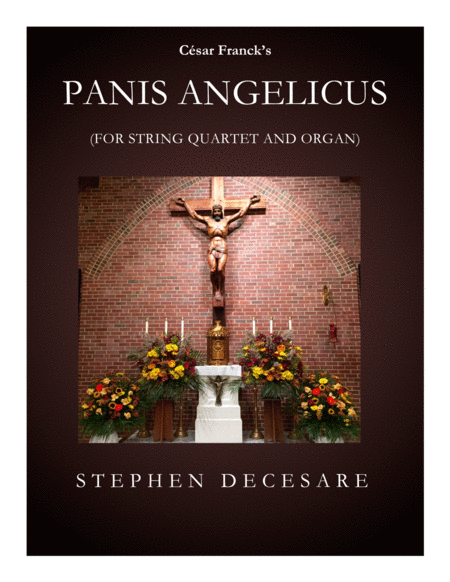 Panis Angelicus For String Quartet Organ Low Key Sheet Music