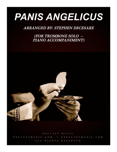 Free Sheet Music Panis Angelicus For Trombone Solo Piano Accompaniment