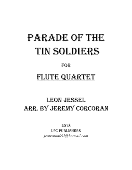 Free Sheet Music Parade Of The Tin Soldiers For Flute Quartet