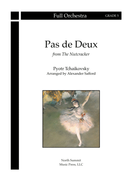 Pas De Deux From The Nutcracker Score With Advanced Harp Sheet Music