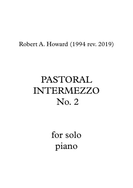 Free Sheet Music Pastoral Intermezzo No 2