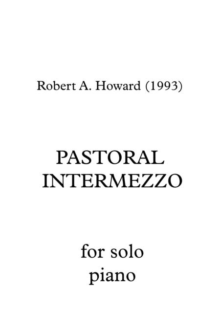 Free Sheet Music Pastoral Intermezzo