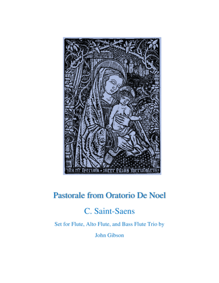 Pastorale From Oratorio De Noel For Mixed Flutes Sheet Music