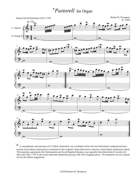 Free Sheet Music Pastorell Pastorale For Organ Manuals Alone Christmas
