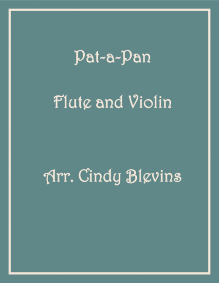 Free Sheet Music Pat A Pan For Piano Flute And Violin