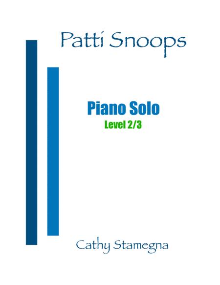 Patti Snoops Piano Solo Sheet Music