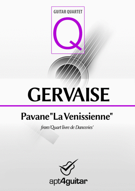 Pavane La Venissienne Sheet Music