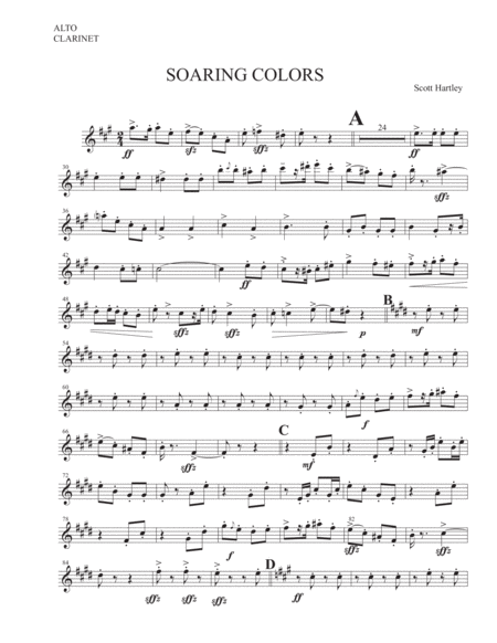 Pdf Parts To Go With The Score Of Soaring Colors Sheet Music