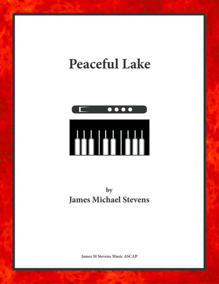 Free Sheet Music Peaceful Lake Alto Flute Piano