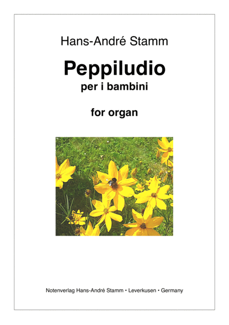 Free Sheet Music Peppiludio Per I Bambini For Organ