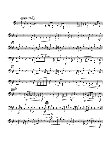 Free Sheet Music Perdido Arr Mark Taylor Alternate Trombone