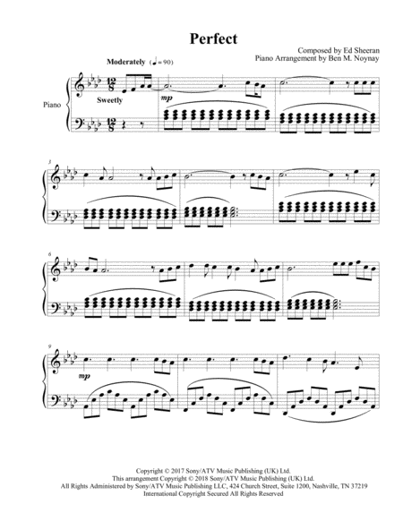 Perfect Easy Piano Solo In The Key Of Ab Major Sheet Music