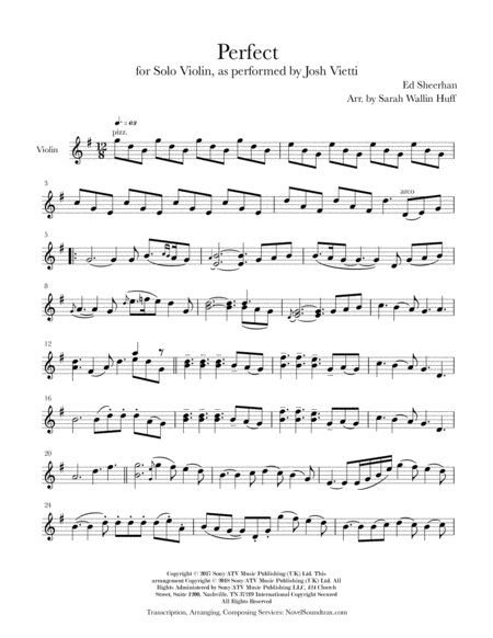 Free Sheet Music Perfect For Solo Violin