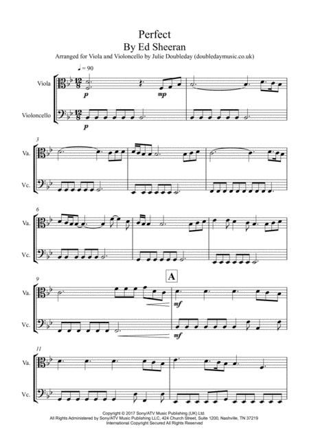 Free Sheet Music Perfect For Viola And Violoncello