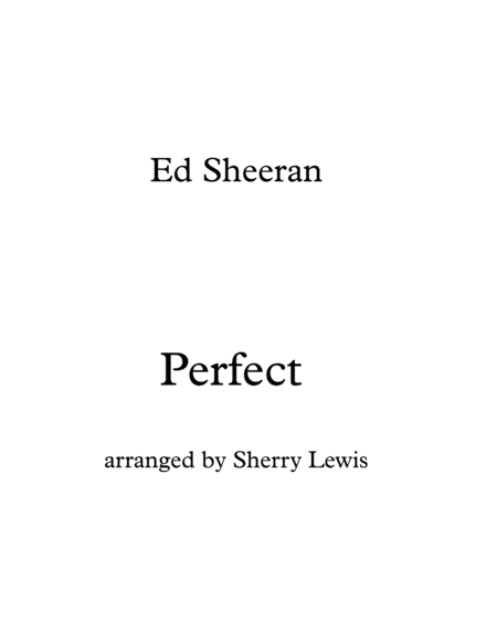 Free Sheet Music Perfect String Duo For String Duo