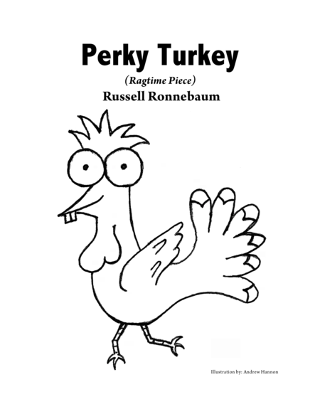 Perky Turkey Ragtime Piece Sheet Music