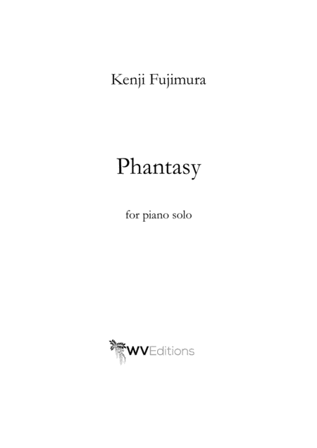 Phantasy For Piano Solo Sheet Music