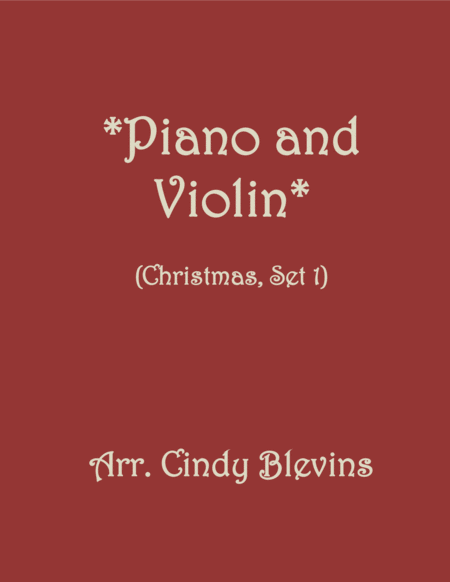 Piano And Violin For Christmas Set One Sheet Music